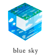 blue sky